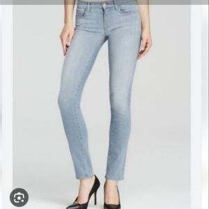J Brand Premium Denim Mid Rise Skinny Jeans